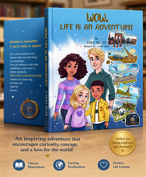 Children book cover illustration