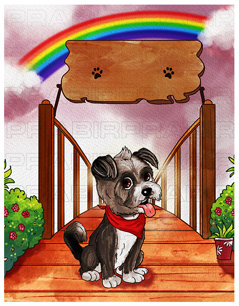 custom watercolor children book illustration