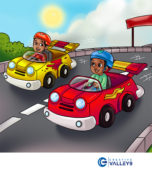 ABC African American Childen BOOK Illustration