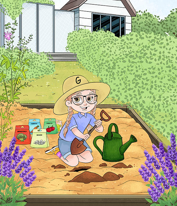 Gees Adventures children Book Illustration