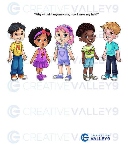 Children book character Design