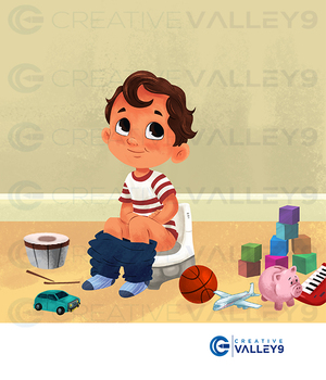 Tom goes potty children book
