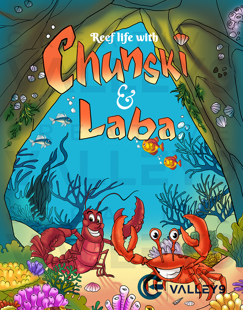 Children book cover illustration