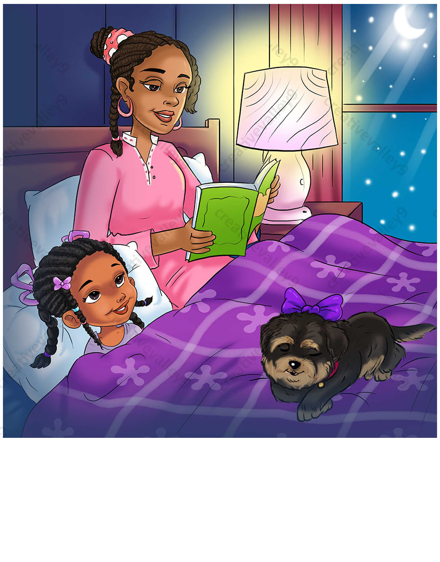 African American children book illustration