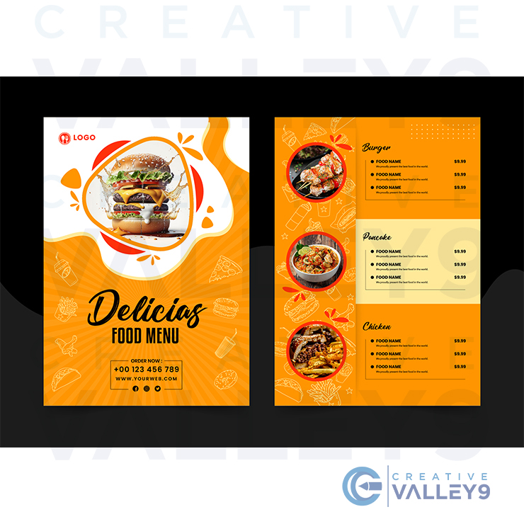 Resturent menu Design