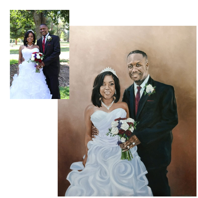Howard’s wedding photo